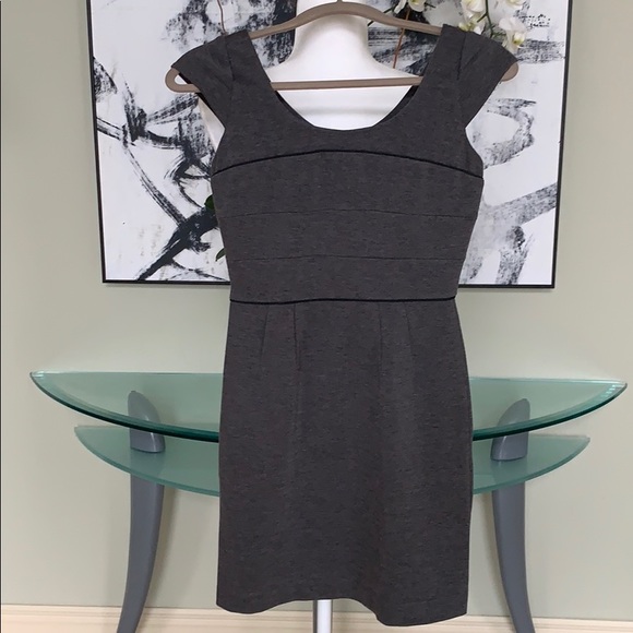 BCBG Maxazria Grey Dress - Picture 1 of 7